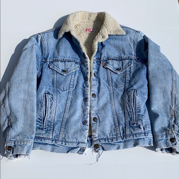 Levi's Jackets & Blazers - Levi’s Vintage Orange label Sherpa Jacket 38